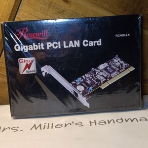 Rosewill Network Adapter 10/ 100/ 1000Mbps PCI 1 x RJ45 Gigabit PCI Lan …
